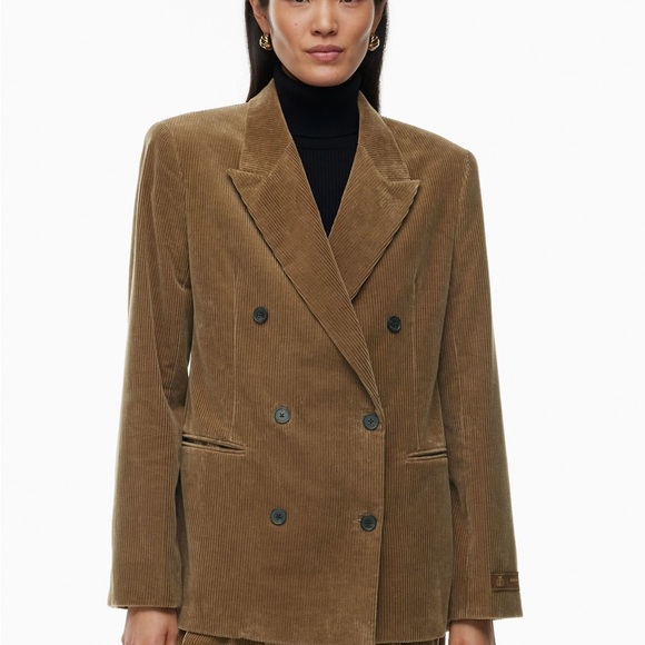 Aritzia Jackets & Blazers - Babaton Aritzia corduroy blazer “urban”